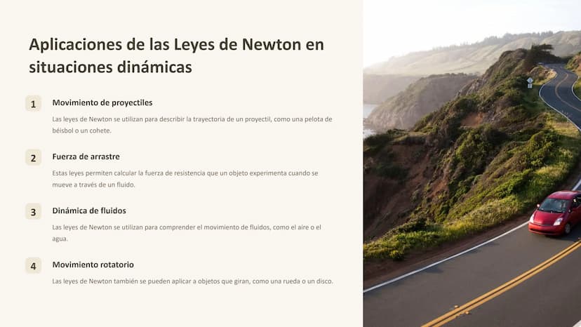 las Leyes de Newton
Las leyes de Newton son principios
fundamentales de la física que describen el
movimiento de los objetos. Estos principi