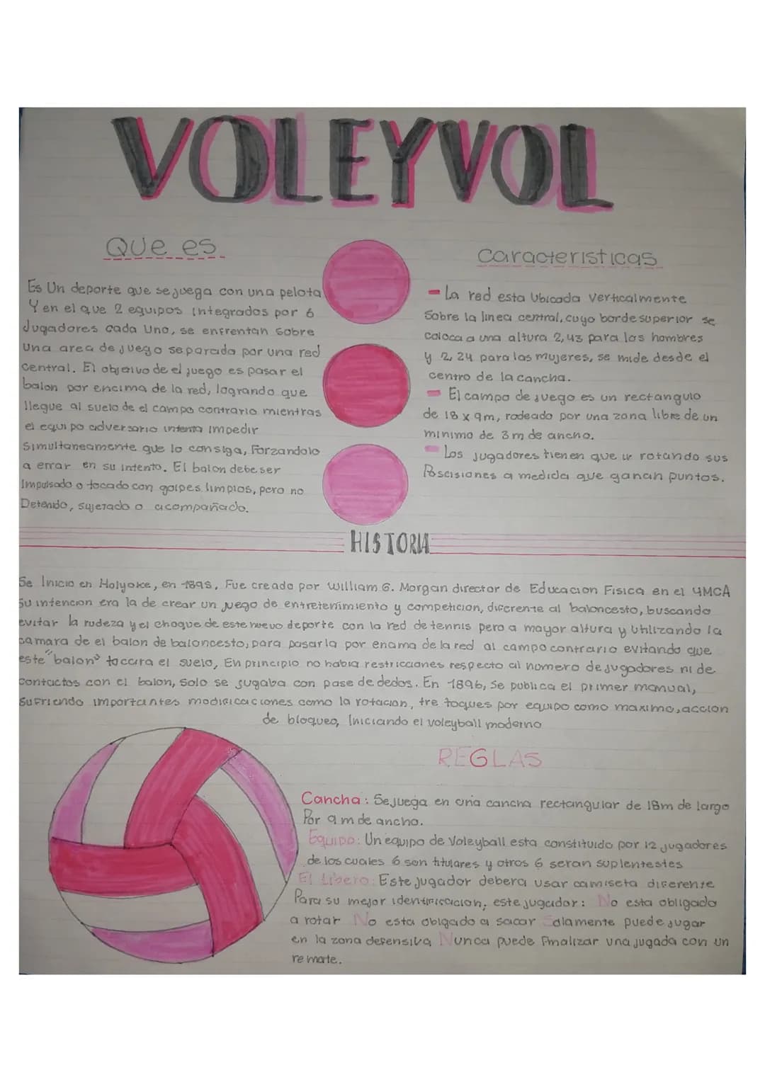 VOLEYVOL
Que es
Es Un deporte que se juega con una pelota
Yen el que 2 equipos integrados por 6
Jugadores cada Uno, se enfrentan sobre
Una a