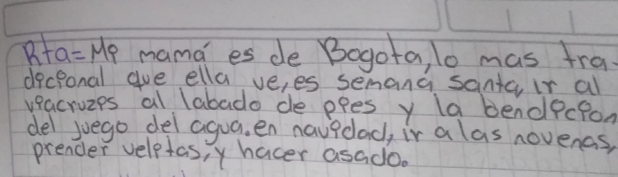 La tradición oral regional, nacional y universal.
Analiza y conoce = Cuando
historias
un anciano relata viejas.
a sus nietos esta transmitie