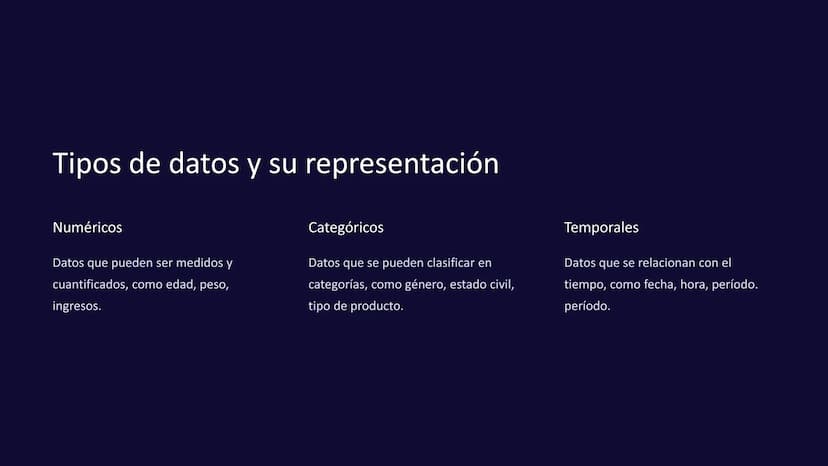 Análisis de datos:
Tablas, gráficos, estadística
descriptiva
El análisis de datos es una herramienta fundamental para
fundamental para compr