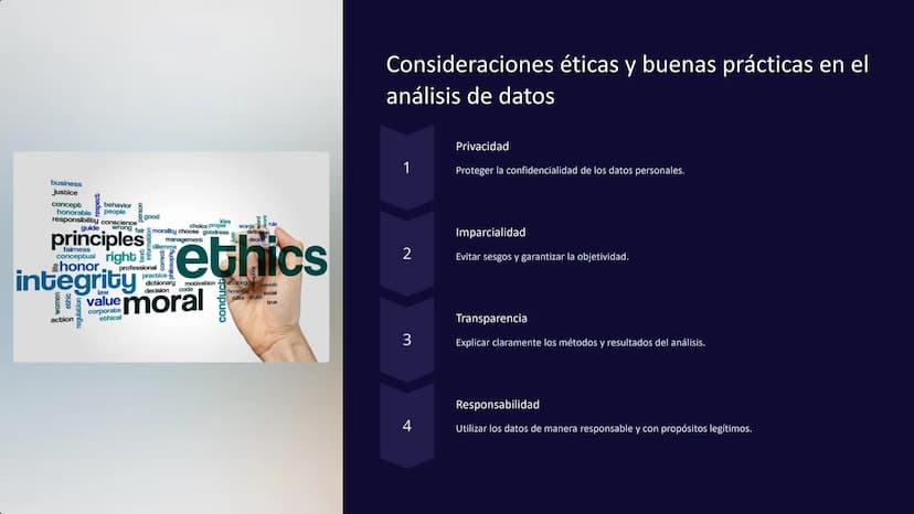 Análisis de datos:
Tablas, gráficos, estadística
descriptiva
El análisis de datos es una herramienta fundamental para
fundamental para compr