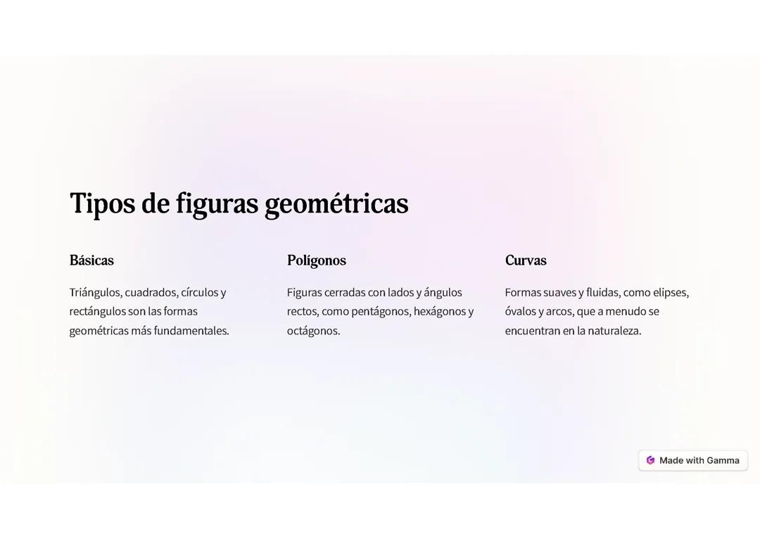 Indrucion a las figuras geométricas 