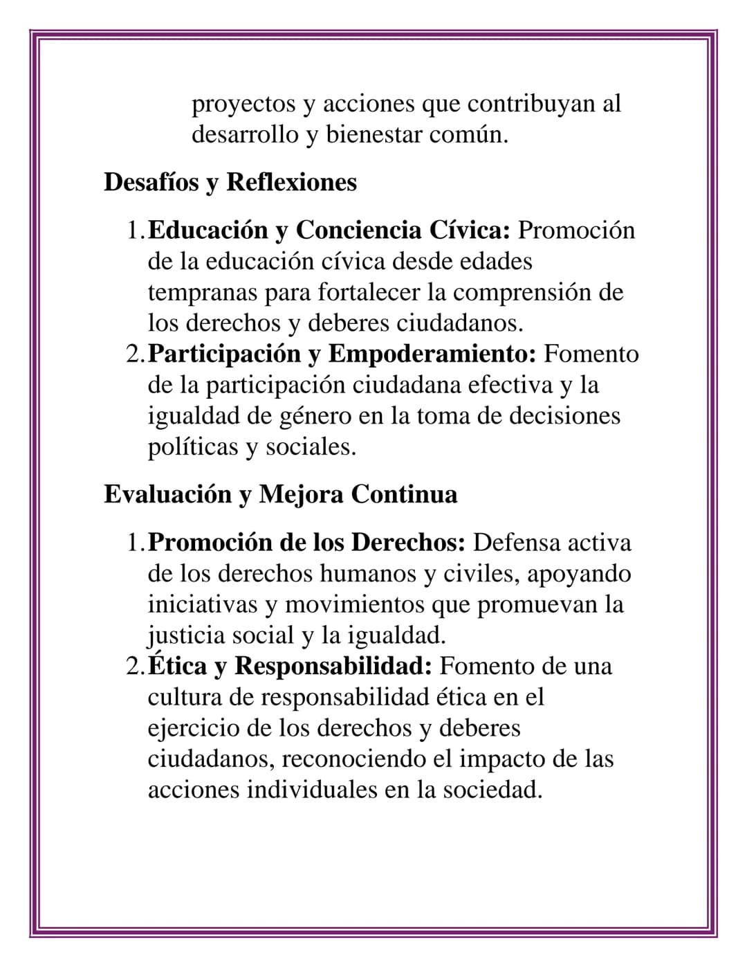 DERECHOS Y DEBERES DEL CIUDADANO