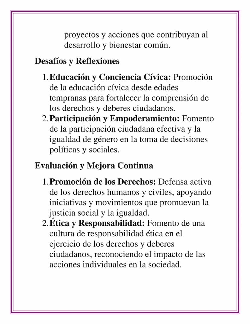 DERECHOS Y DEBERES
DEL CIUDADANO
Los derechos y deberes del ciudadano son
fundamentales para la convivencia democrática y
la participación a