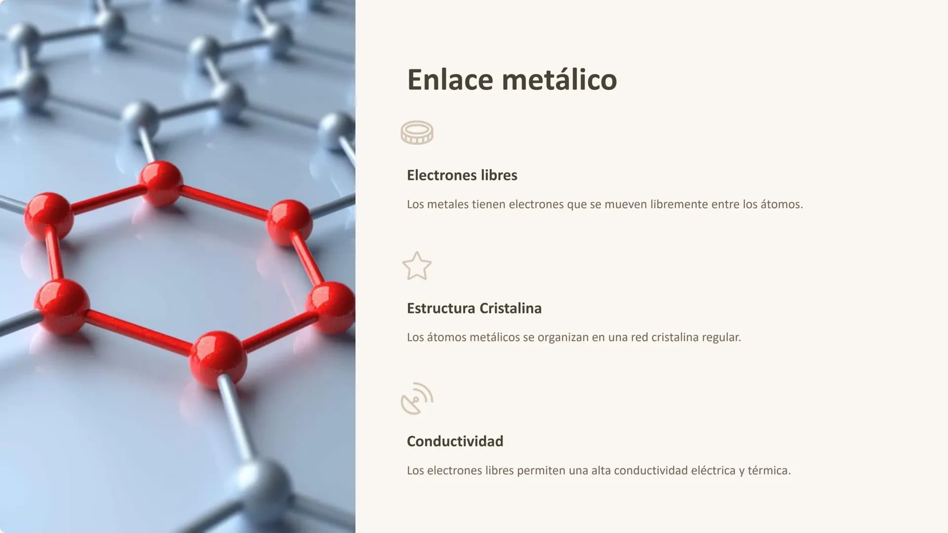 Enlaces químicos
Los enlaces químicos son fuerzas que unen a los átomos para formar
moléculas y compuestos. Estos enlaces pueden ser de tipo