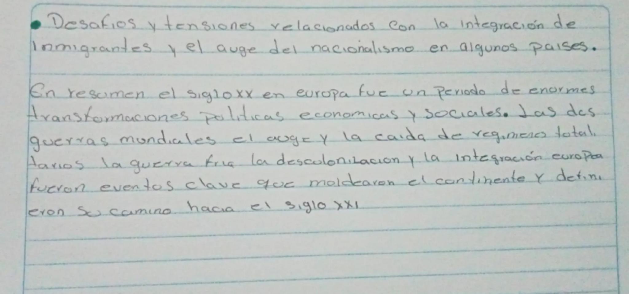 CONTEXTO
El Siglo xx fue un periodo de Cambos profundes y
Yadicales en europa Caracterizado por querras devastadoras
grandes transformacione