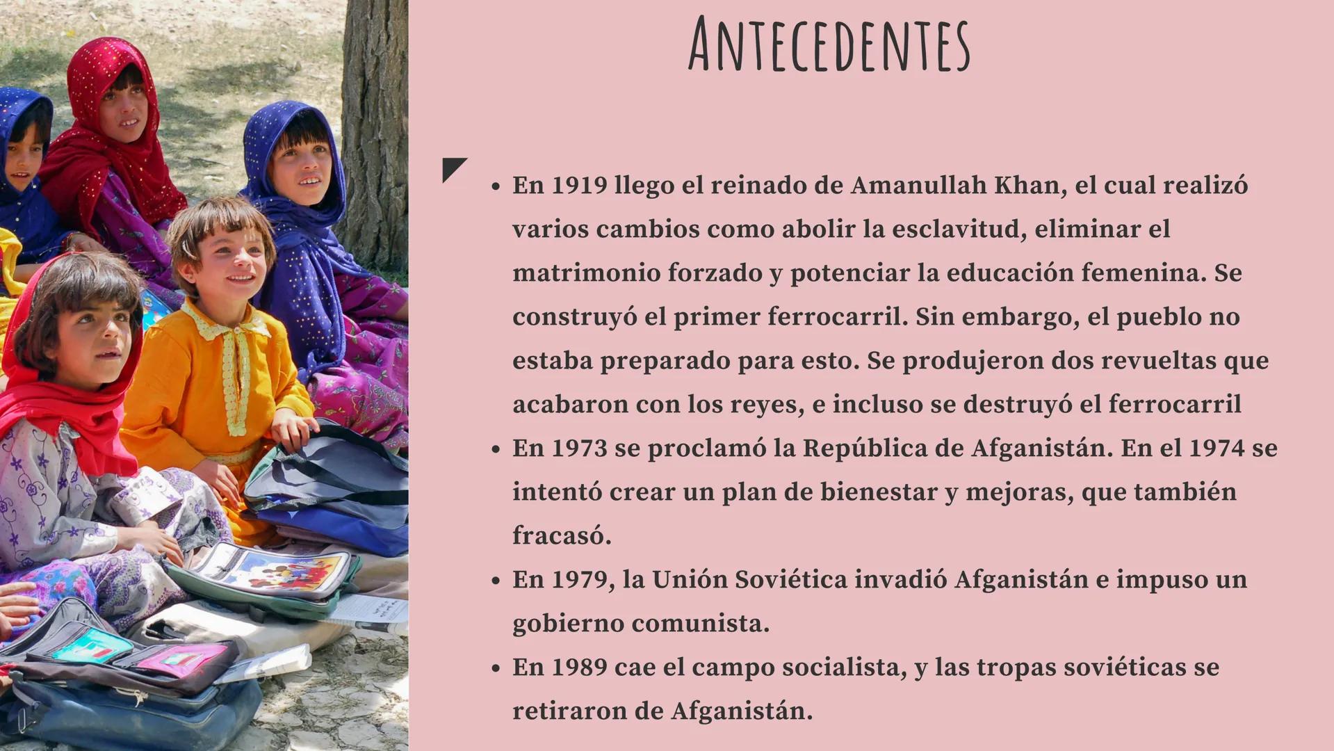 # CONFLICTO DE AFGANISTÁN # ¿QUÉ FUE LA GUERRA DE AFGANISTÁN?

La guerra de Afganistán fue un conflicto bélico librado en ese
país, iniciado