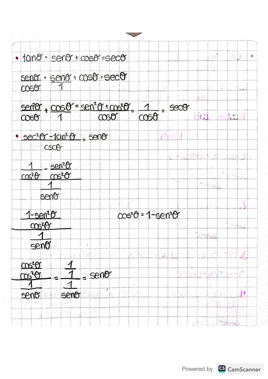 10-08-2021
Tema Identidades Fundamentales
Objetivo Realizar demostraciones a partir de .
los identidades: Fundamentales ing
Identidades Fund