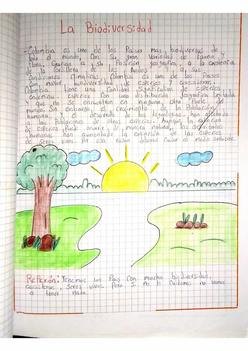 La Biodiversidad
-Colombia es uno de los Paises mas biodiversos de
tode
mundo, Con
flora. Gracias
a
54
da la Cordillera, de las
Condiciones
