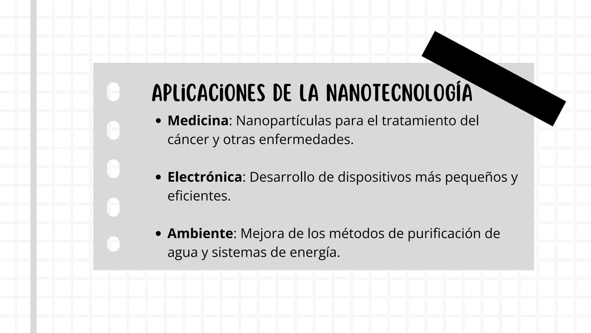 Д
NANOTECNOLOGIA • ¿QUÉ ES LA NANOTECNOLOGÍA?
La nanotecnología es la ciencia, ingeniería y
tecnología que se realiza a la nanoescala, que e