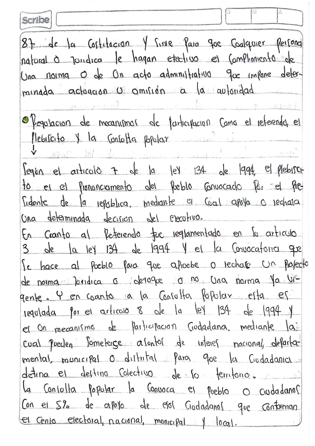 CONSTITUCION POLITICA DE
Scribe
Colombia 1998
7ª Parte =
а
En diciembre de 1990 le Convocaron
Para elegir los representanter a la
Constituye