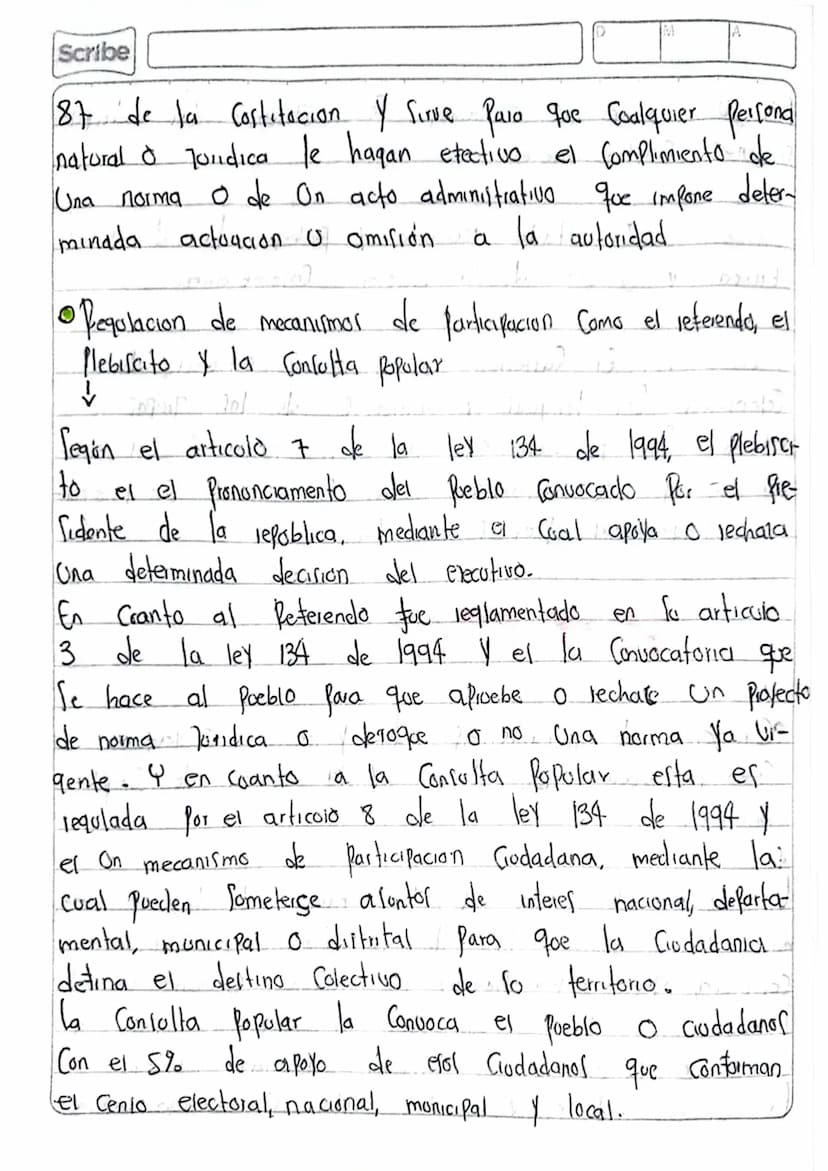 CONSTITUCION POLITICA DE
Scribe
Colombia 1998
7ª Parte =
а
En diciembre de 1990 le Convocaron
Para elegir los representanter a la
Constituye