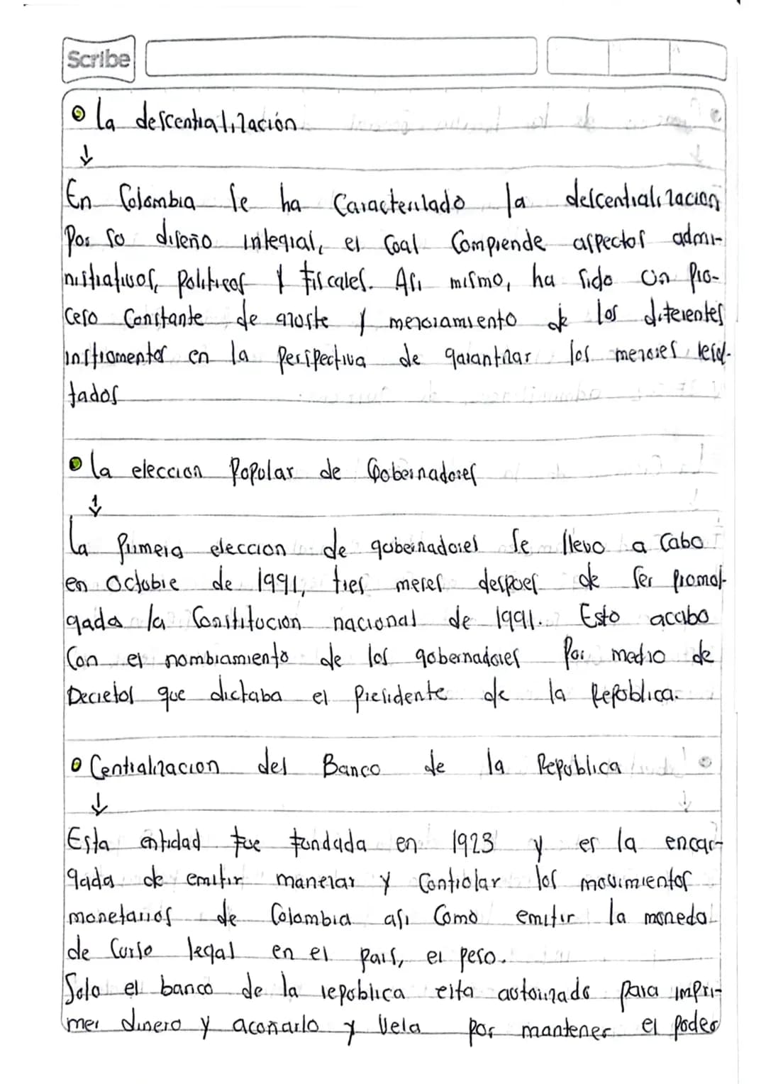 CONSTITUCION POLITICA DE
Scribe
Colombia 1998
7ª Parte =
а
En diciembre de 1990 le Convocaron
Para elegir los representanter a la
Constituye