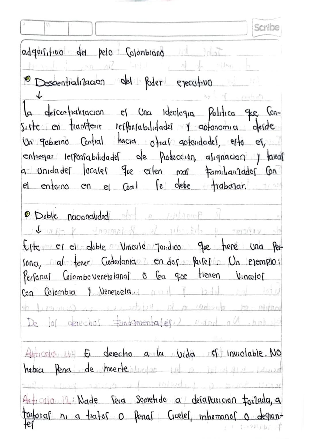 CONSTITUCION POLITICA DE
Scribe
Colombia 1998
7ª Parte =
а
En diciembre de 1990 le Convocaron
Para elegir los representanter a la
Constituye