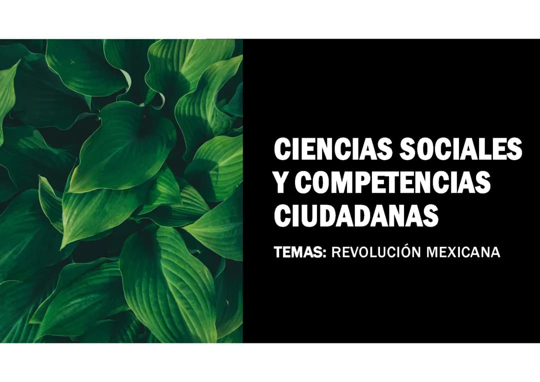 La Revolución Mexicana: Causas, Personajes y Consecuencias