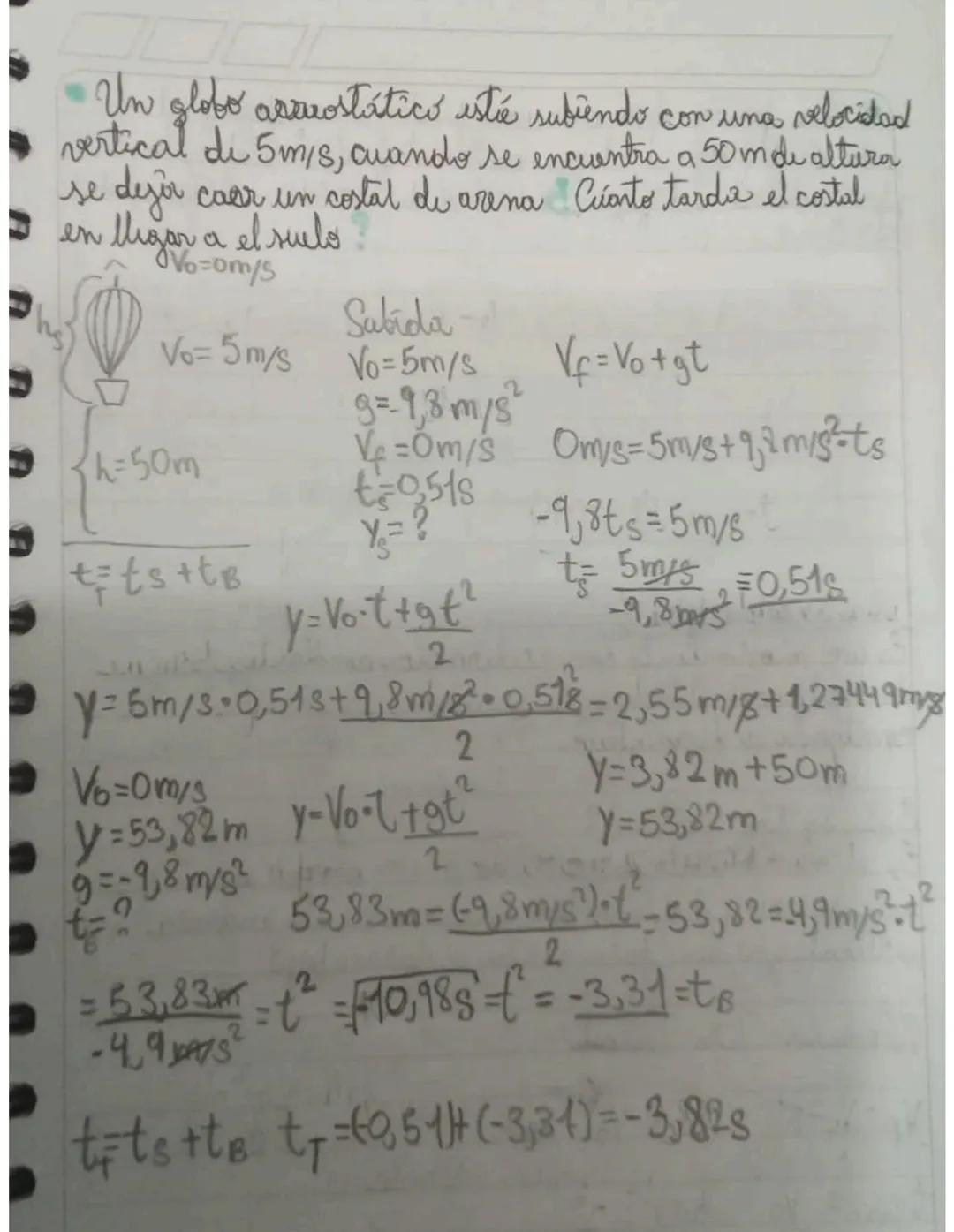 •Crida Libre
Velocidad Inicial es cero yo que se encuentra en reporo
- Es un movimento MRUA
Aceleración sempre es - 9,8 m/s²
Ist
"- acelerac
