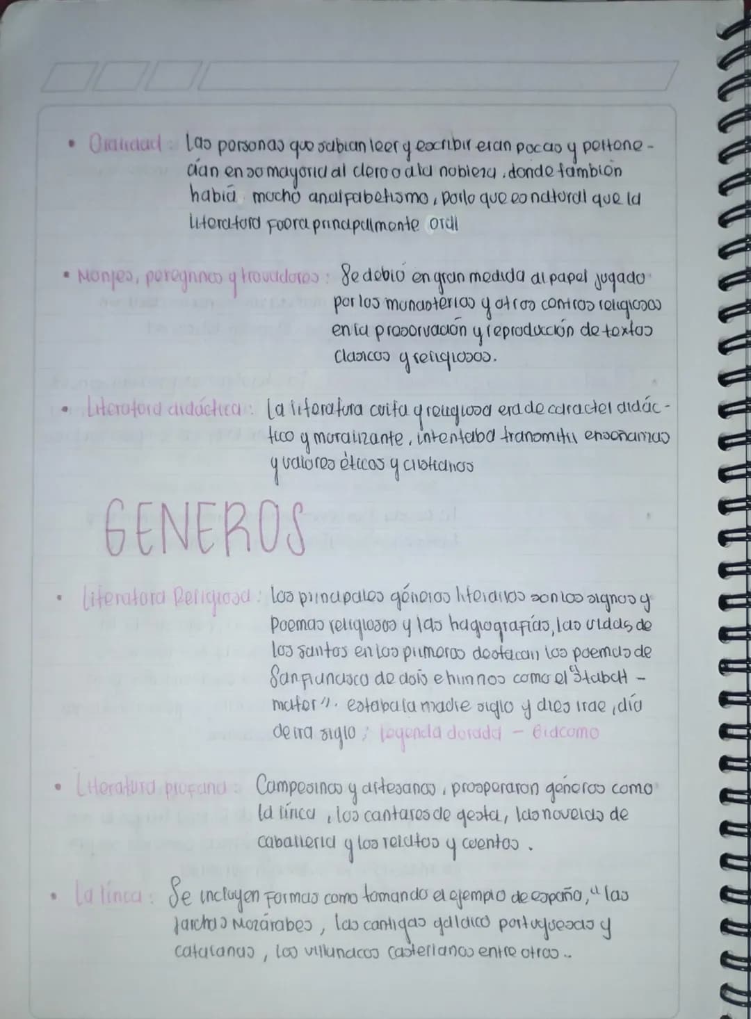 BO
ACTIVIDAD
LITERATURA EN LA EDAD
MEDIA
La literatura medieval es el que se desariollo en ocadente entre los
Siglos y xv. Entre la carda de