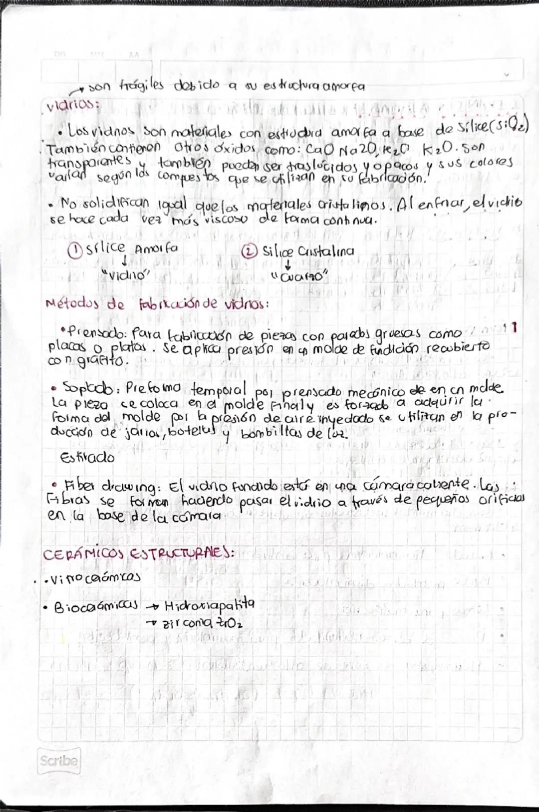 MATERIALES CERAMICOS = reacciones qumicas on tie in metal y nö metal
kerámico + material sometido al fuego.
cerámicos
Son compuestos químico