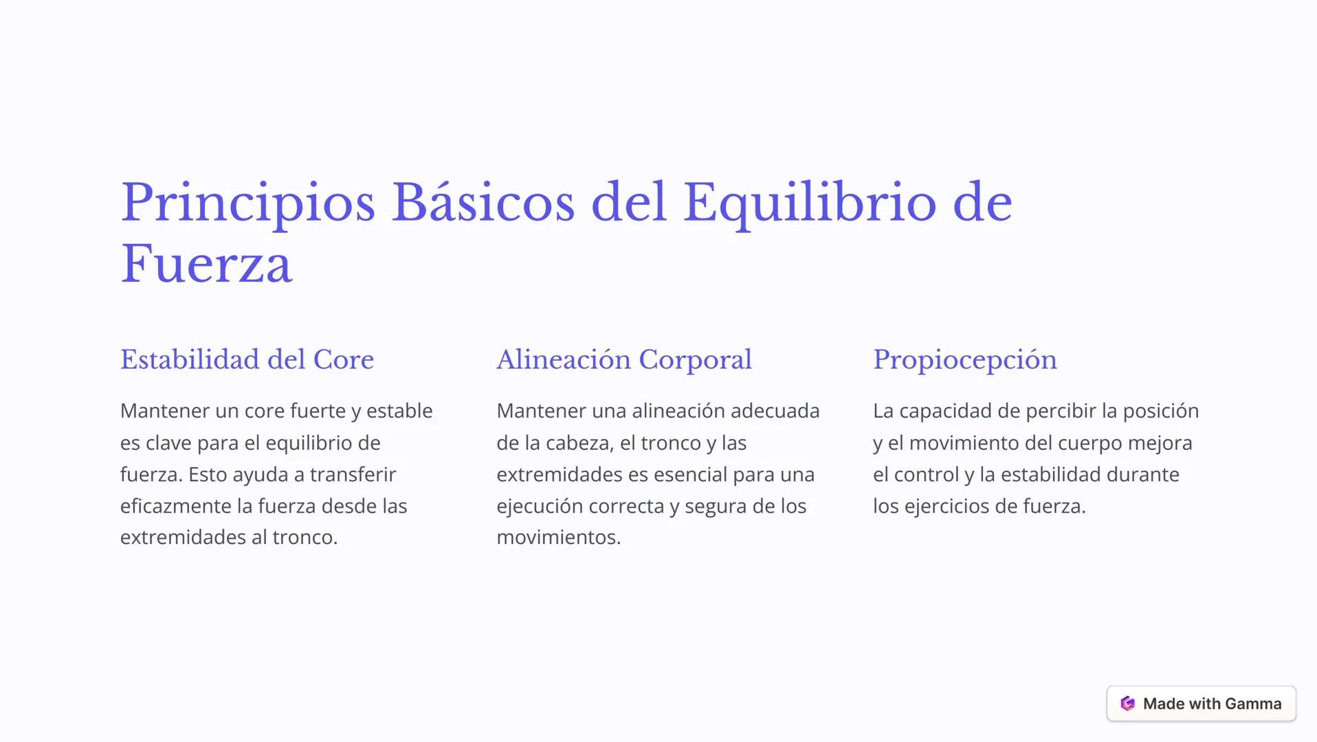 # Introducción al
Equilibrio de
Fuerza

El equilibrio de fuerza es la capacidad de mantener una posición estable y
controlar el movimiento d