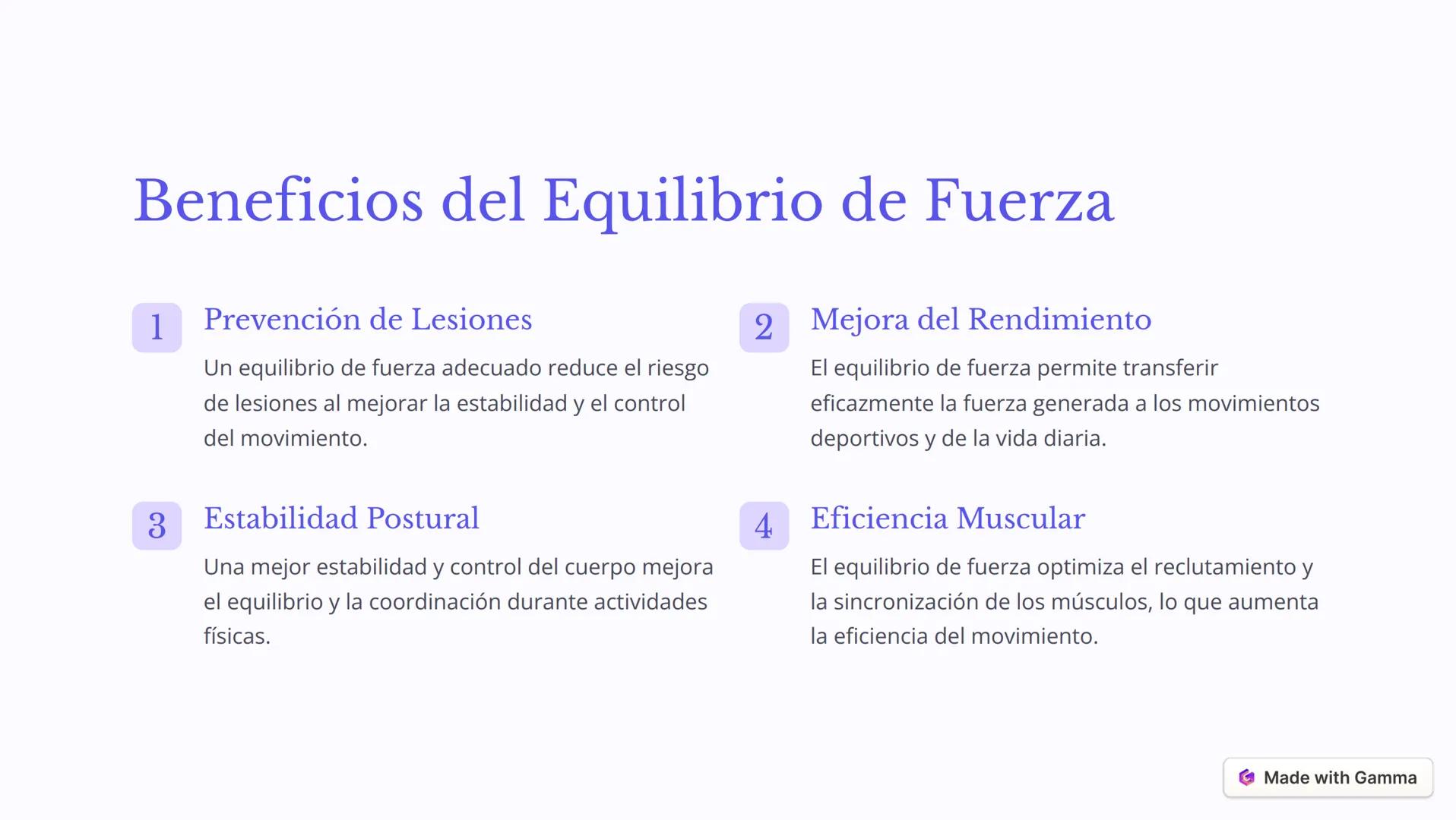 # Introducción al
Equilibrio de
Fuerza

El equilibrio de fuerza es la capacidad de mantener una posición estable y
controlar el movimiento d