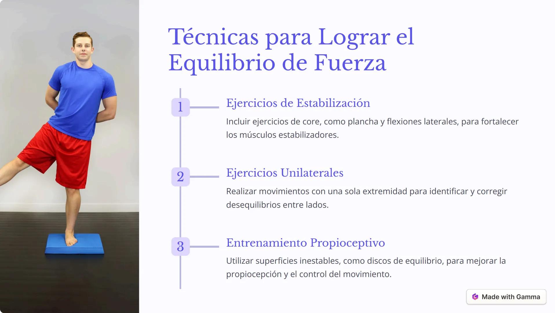 # Introducción al
Equilibrio de
Fuerza

El equilibrio de fuerza es la capacidad de mantener una posición estable y
controlar el movimiento d