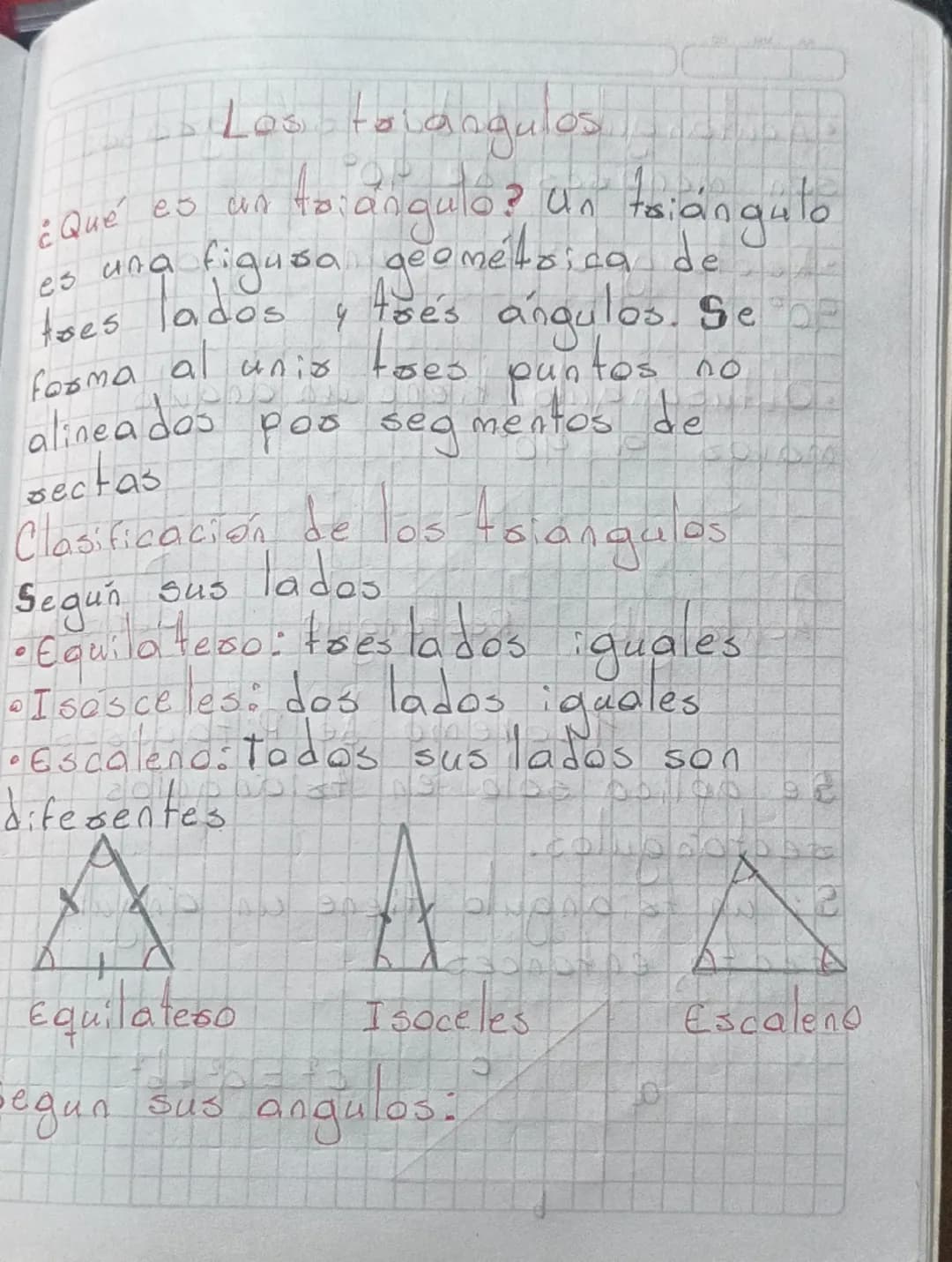 ## Los triángulos

¿Qué es un triángulo? Un triángulo es una figura geométrica de tres lados y tres ángulos. Se forma al unir tres puntos no