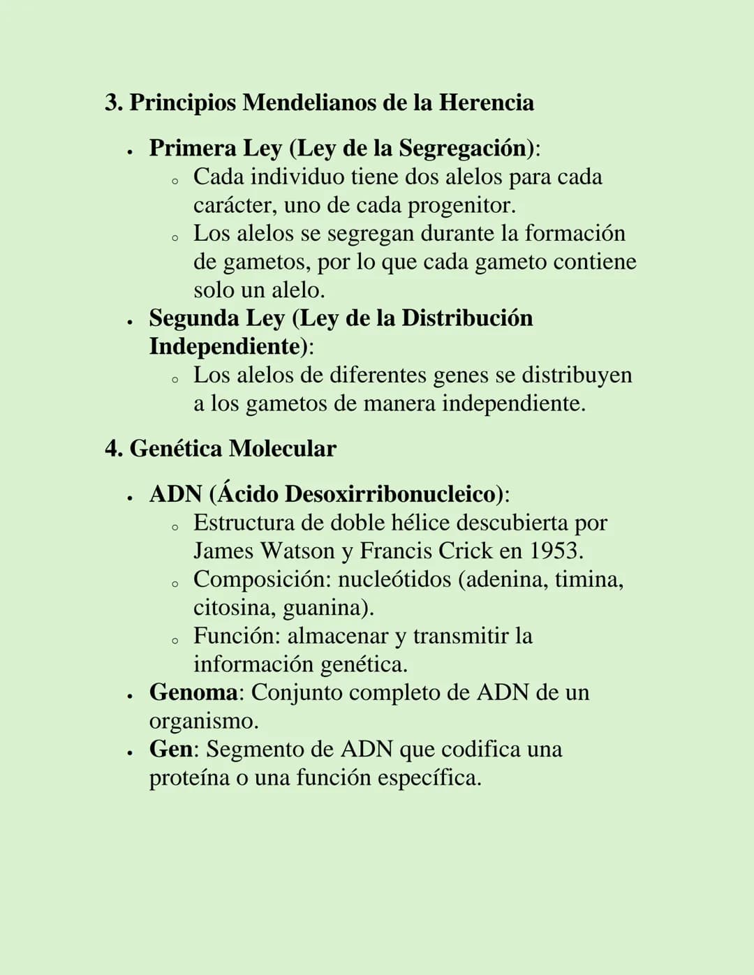 HERENCIA Y GENÉTICA
1. Introducción a la Genética
.
Definición: La genética es la rama de la biología
que estudia la herencia y la variación