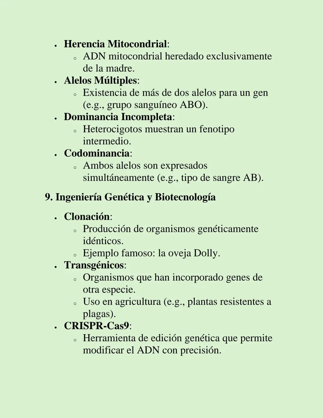 HERENCIA Y GENÉTICA
1. Introducción a la Genética
.
Definición: La genética es la rama de la biología
que estudia la herencia y la variación