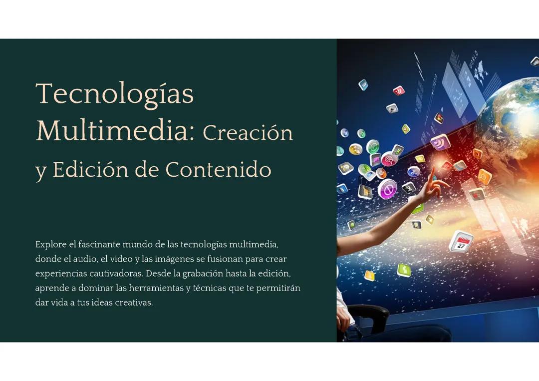 Tecnologías Multimedia: 