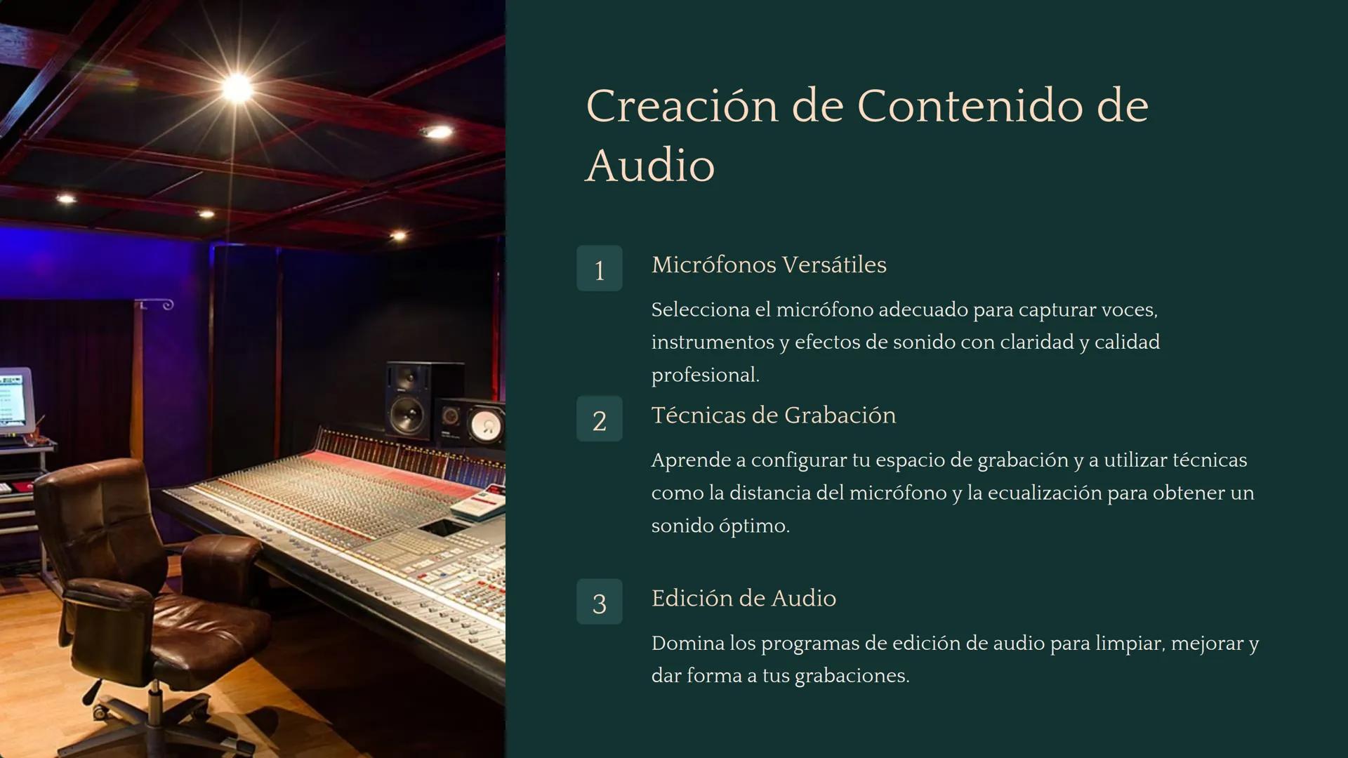 Tecnologías
Multimedia: Creación
y Edición de Contenido
Explore el fascinante mundo de las tecnologías multimedia,
donde el audio, el video 