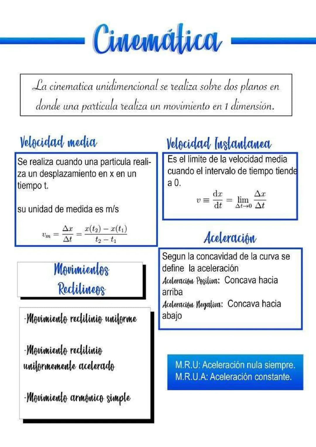 Cinematica