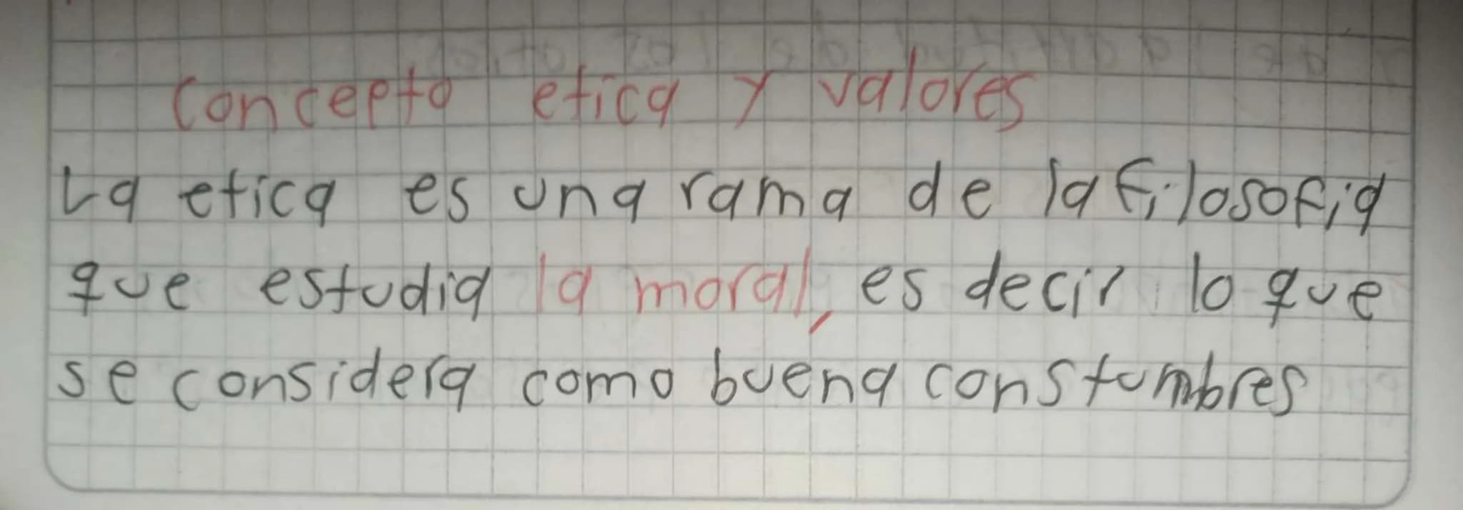 25
Concepto etica y valores
La etica es una rama de la filosofid
que estudia la moral, es decir lo que
se considera como buena constumbres p