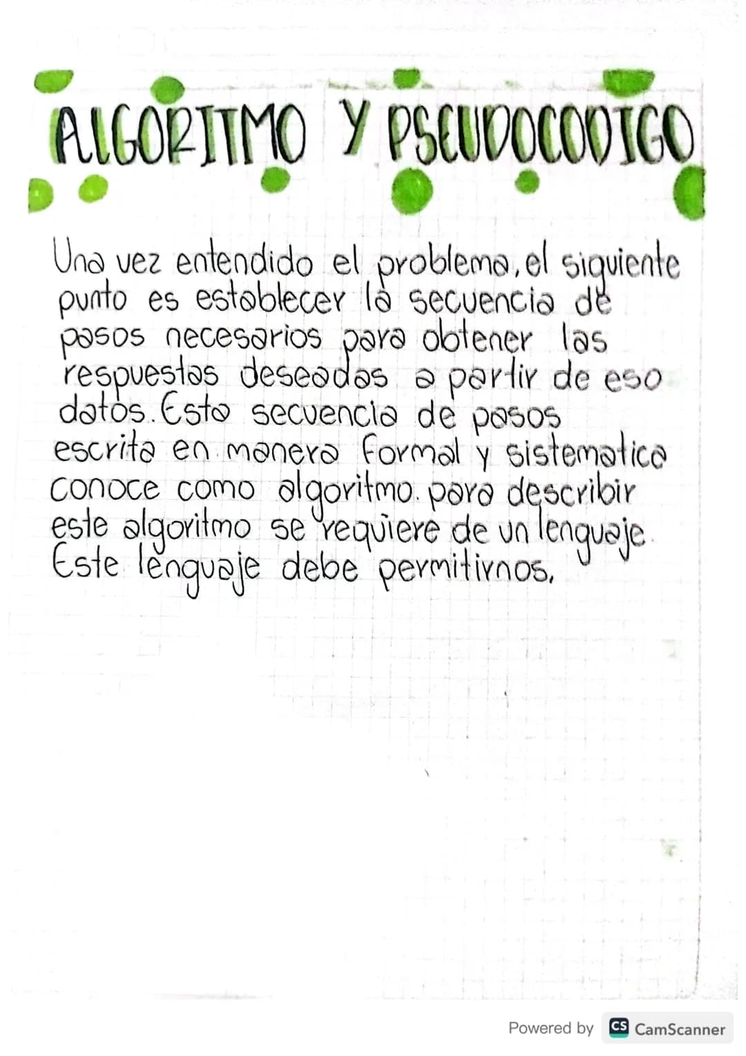 0
ALGORITMOS
El procedimiento para crear un programa
que la computadora pueda ejecutar,
es el siguiente:
o
Comprender el problema al que se 