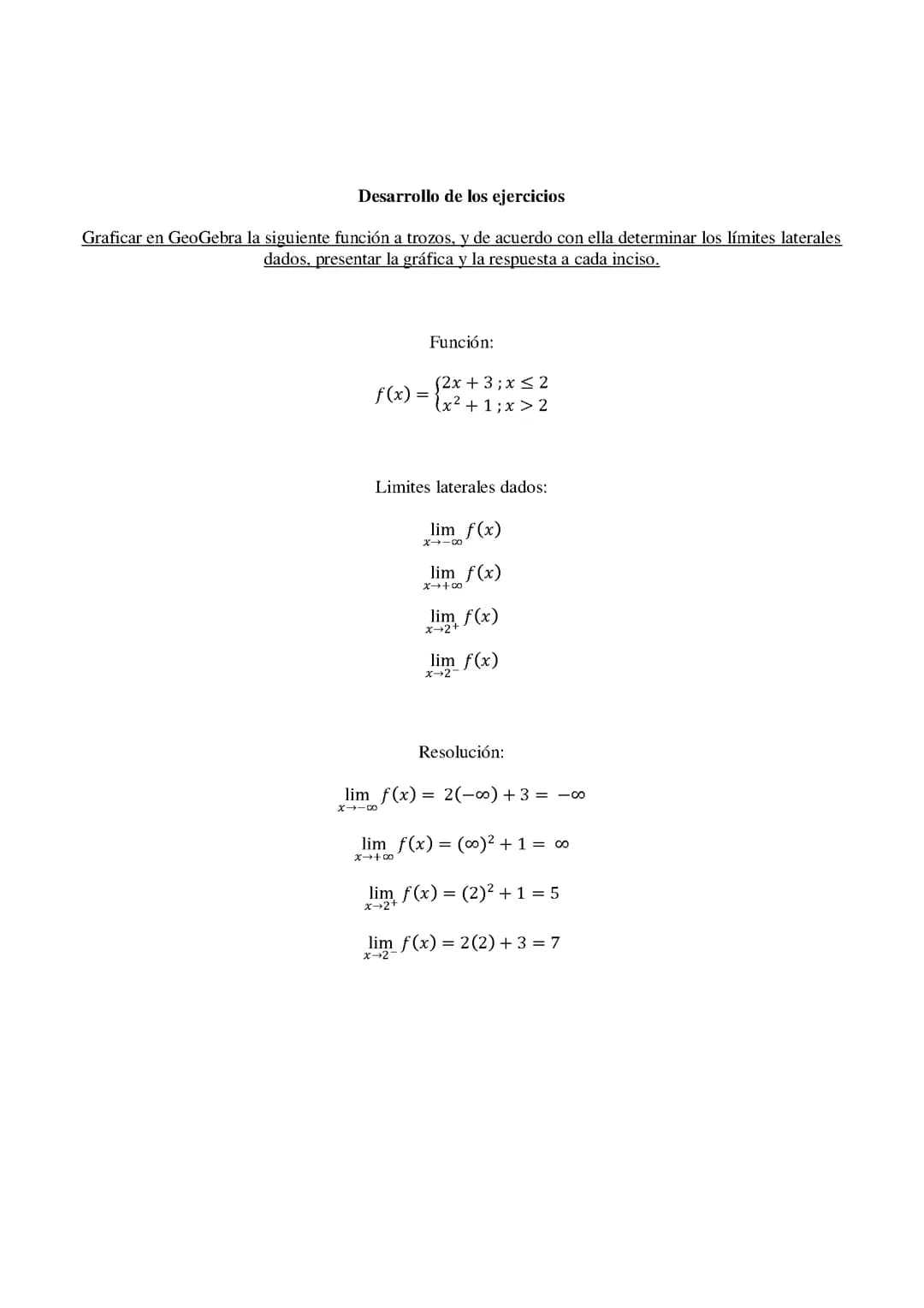 Como Graficar Límites en GeoGebra: Tutorial Fácil y Ejercicios Resueltos