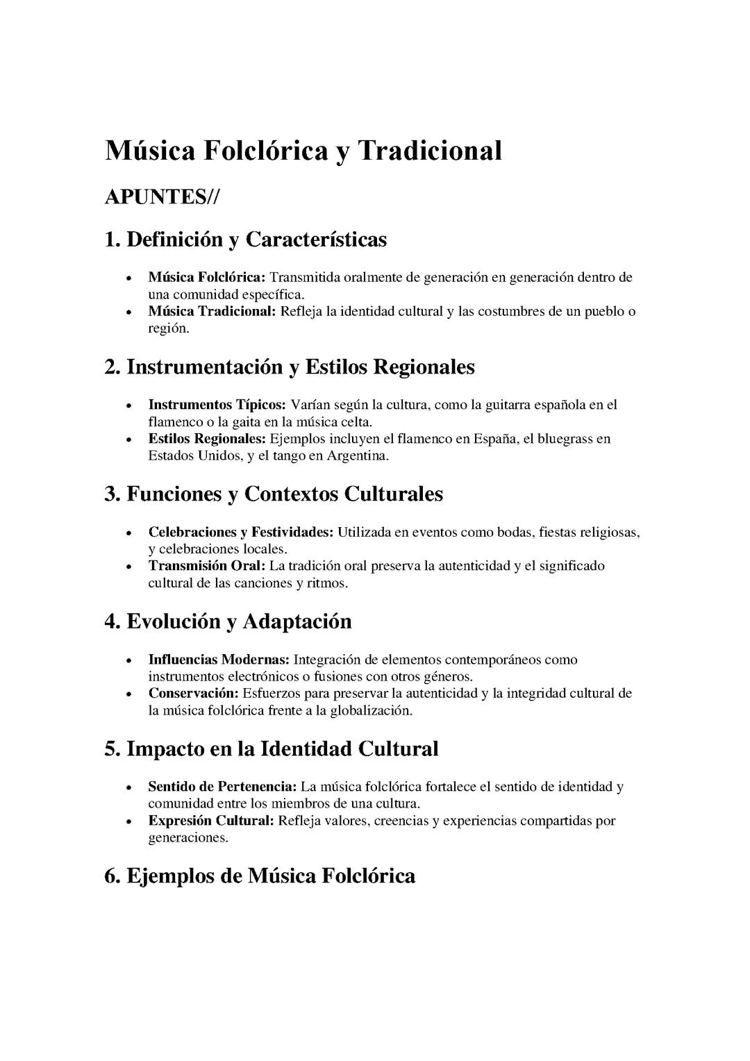 Explorando la Música Folclórica y Tradicional