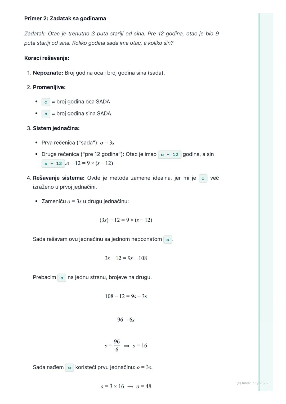 # Primena sistema linearnih
jednačina

Primena sistema linearnih jednačina

Ovo je deo gde tekstualne zadatke rešavamo pomoću matematike, ko