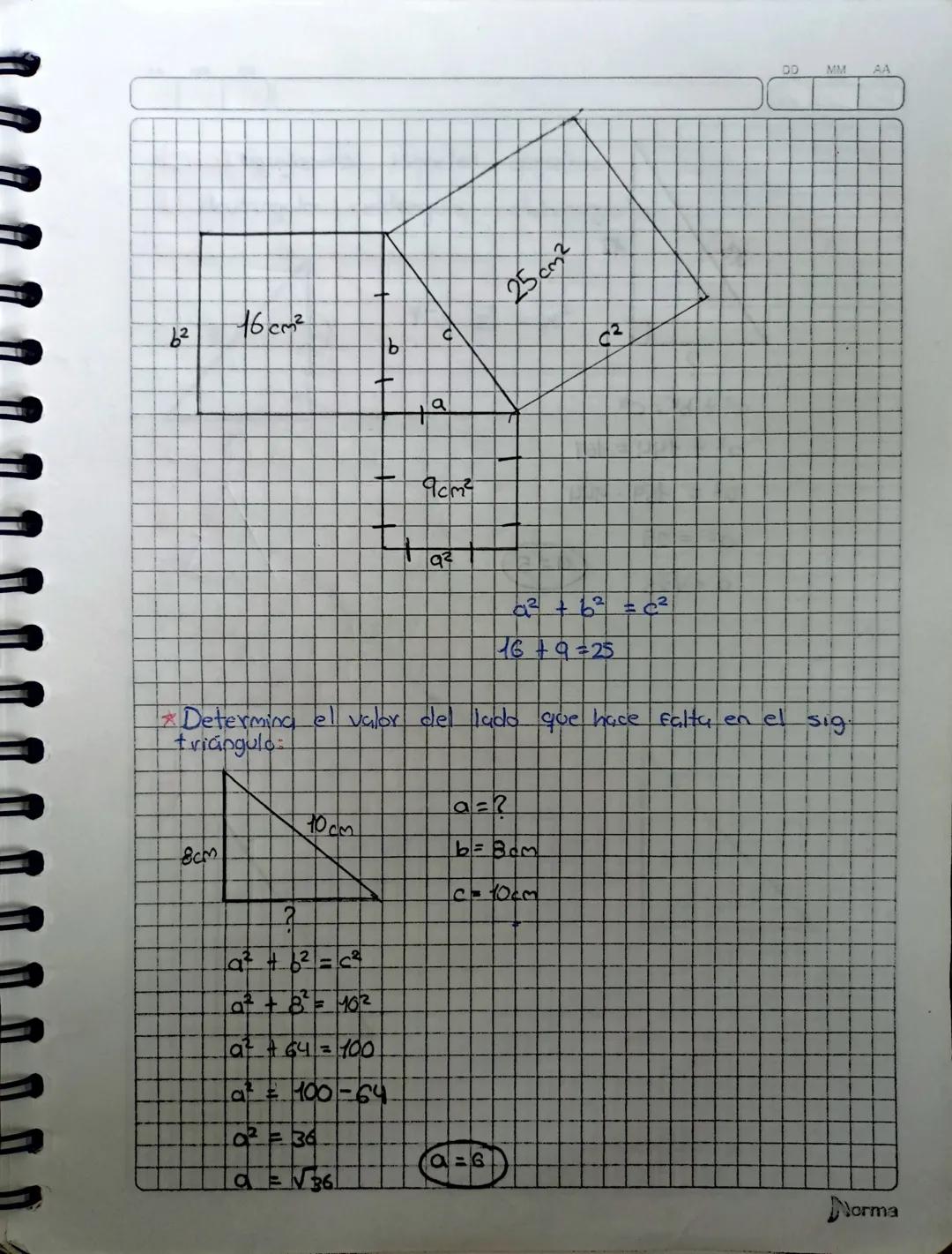 # Neorema de Pitagoras

El teorema de Pitagoras permite determinar los lados, que
conforman un triangulo rectangulo.

Sea ACB un triangulo r