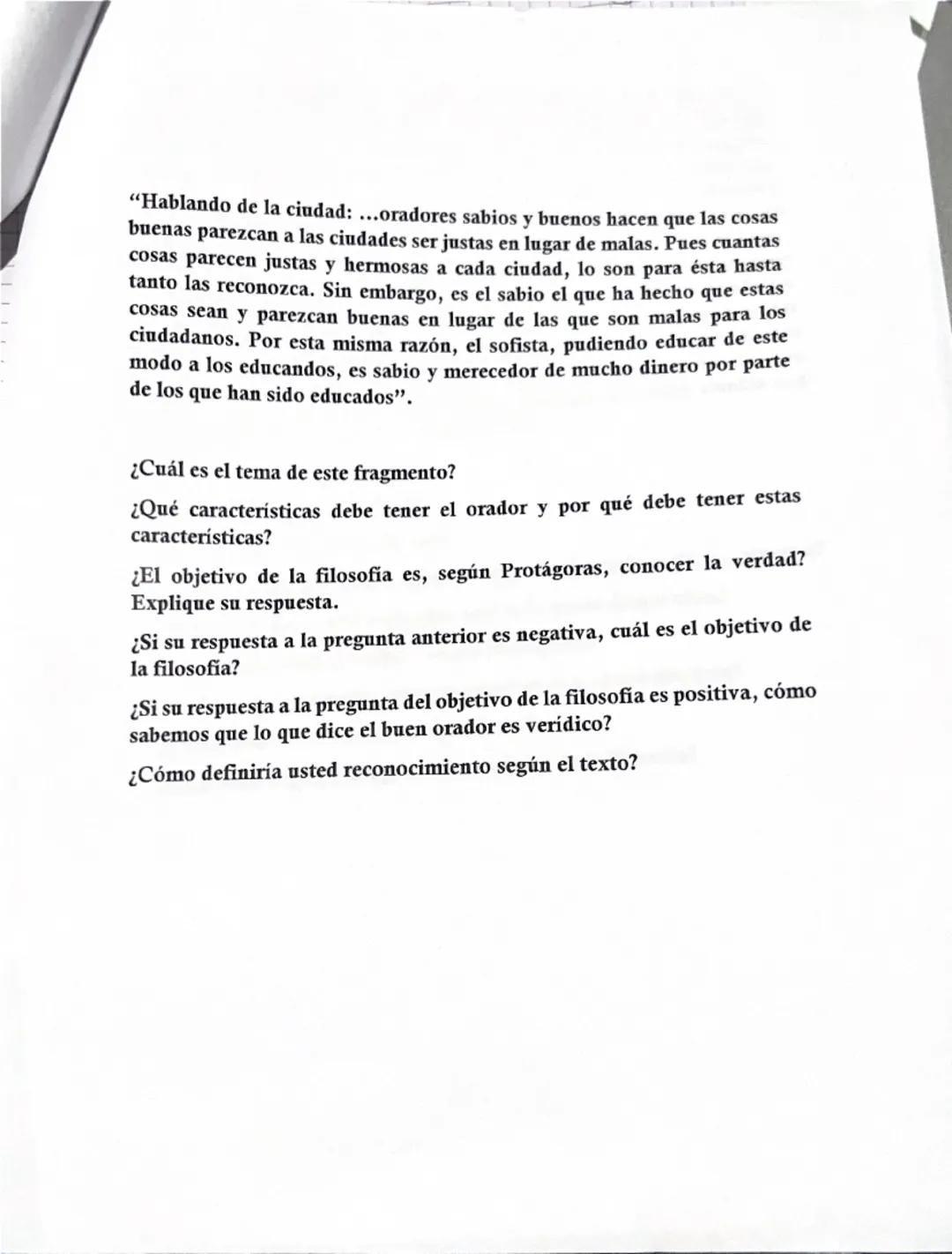 --- OCR Start ---
mis
0011 =
PROTAGORAS DE ABDERA (с. 484-414)
El más respetado de los sofistas, fue amigo y consejero de Pericles. Además
d