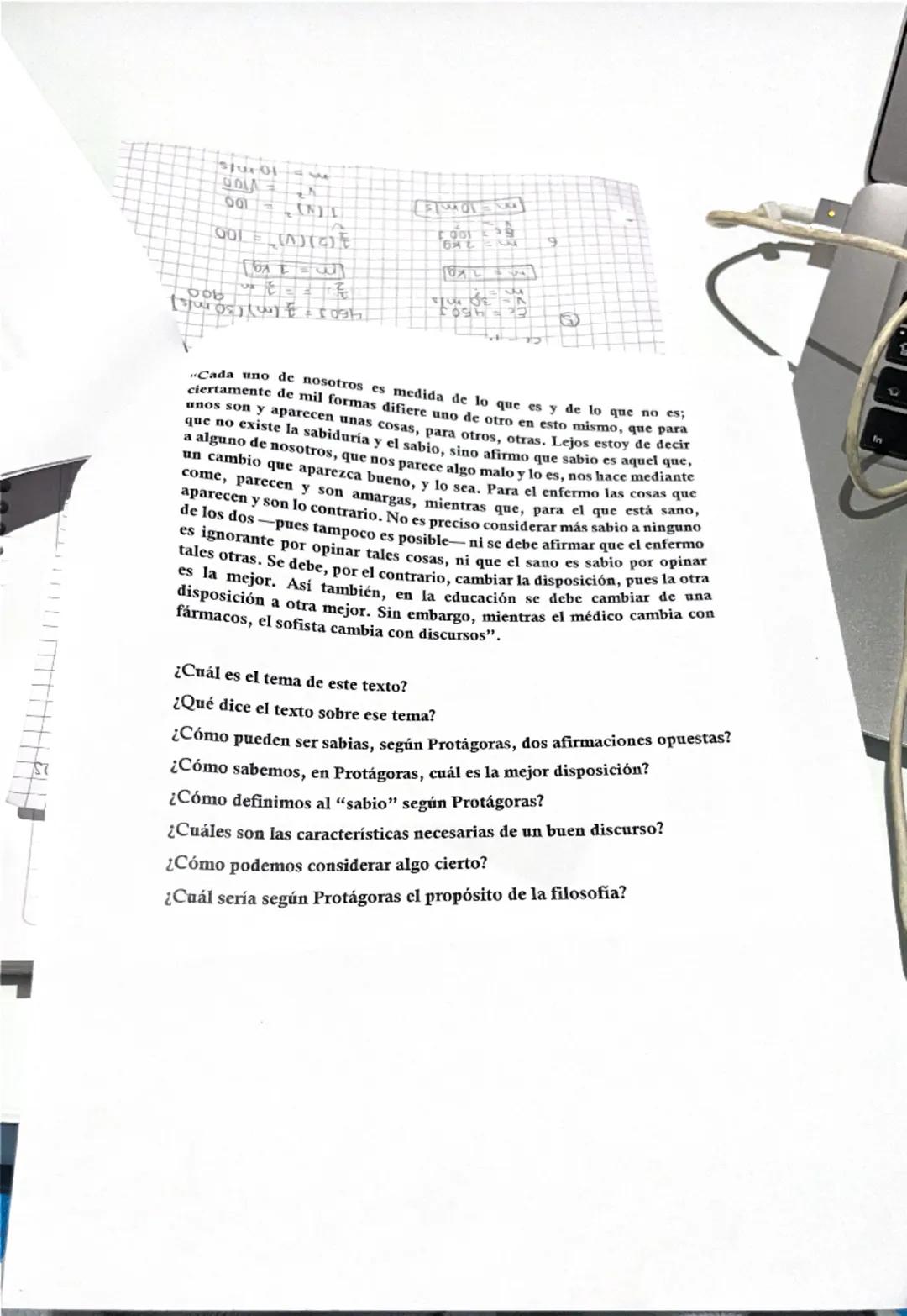 --- OCR Start ---
mis
0011 =
PROTAGORAS DE ABDERA (с. 484-414)
El más respetado de los sofistas, fue amigo y consejero de Pericles. Además
d