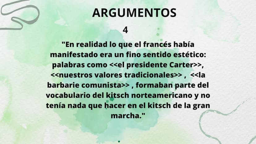 EL KITSCH
"El kitsch es la estación intermedia
entre el arte y el basurero" TESIS
Los seres humanos deberíamos comprender y tener
conciencia