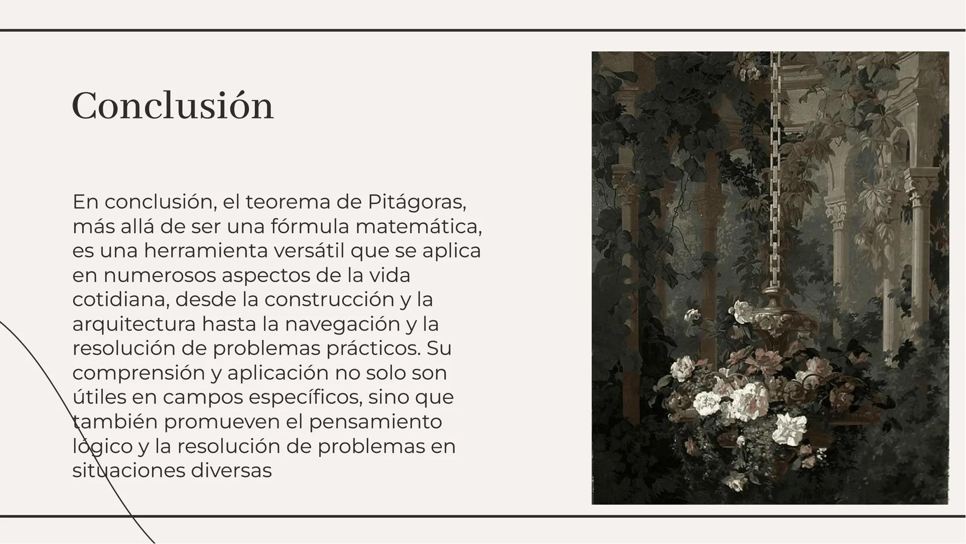 APLICACION EN EL
TEOREMA DE PITAGORAS
fio pio Introducción
15151515757
El teorema de Pitágoras es un principio
geométrico fundamental que es