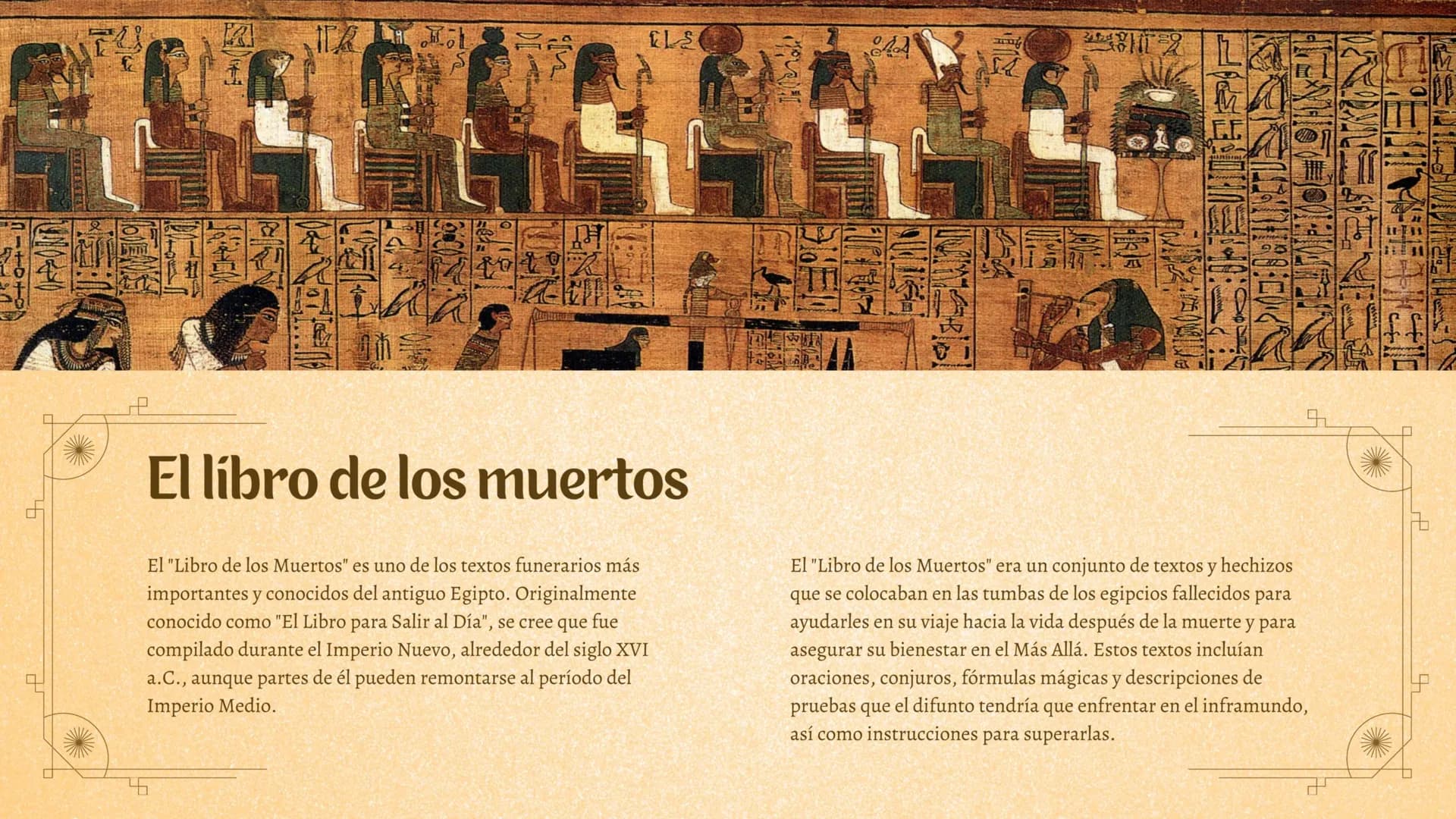 ¿Qué es?
La literatura egipcia es un tesoro cultural que
se extiende a lo largo de miles de años,
ofreciendo una ventana única a la mente y 
