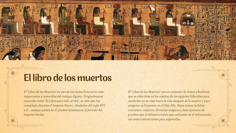 ¿Qué es?
La literatura egipcia es un tesoro cultural que
se extiende a lo largo de miles de años,
ofreciendo una ventana única a la mente y 
