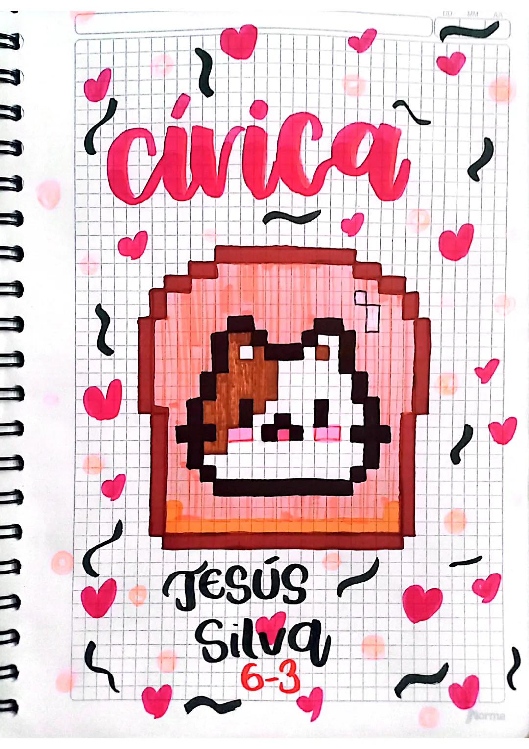 Portada de cuaderno de civica