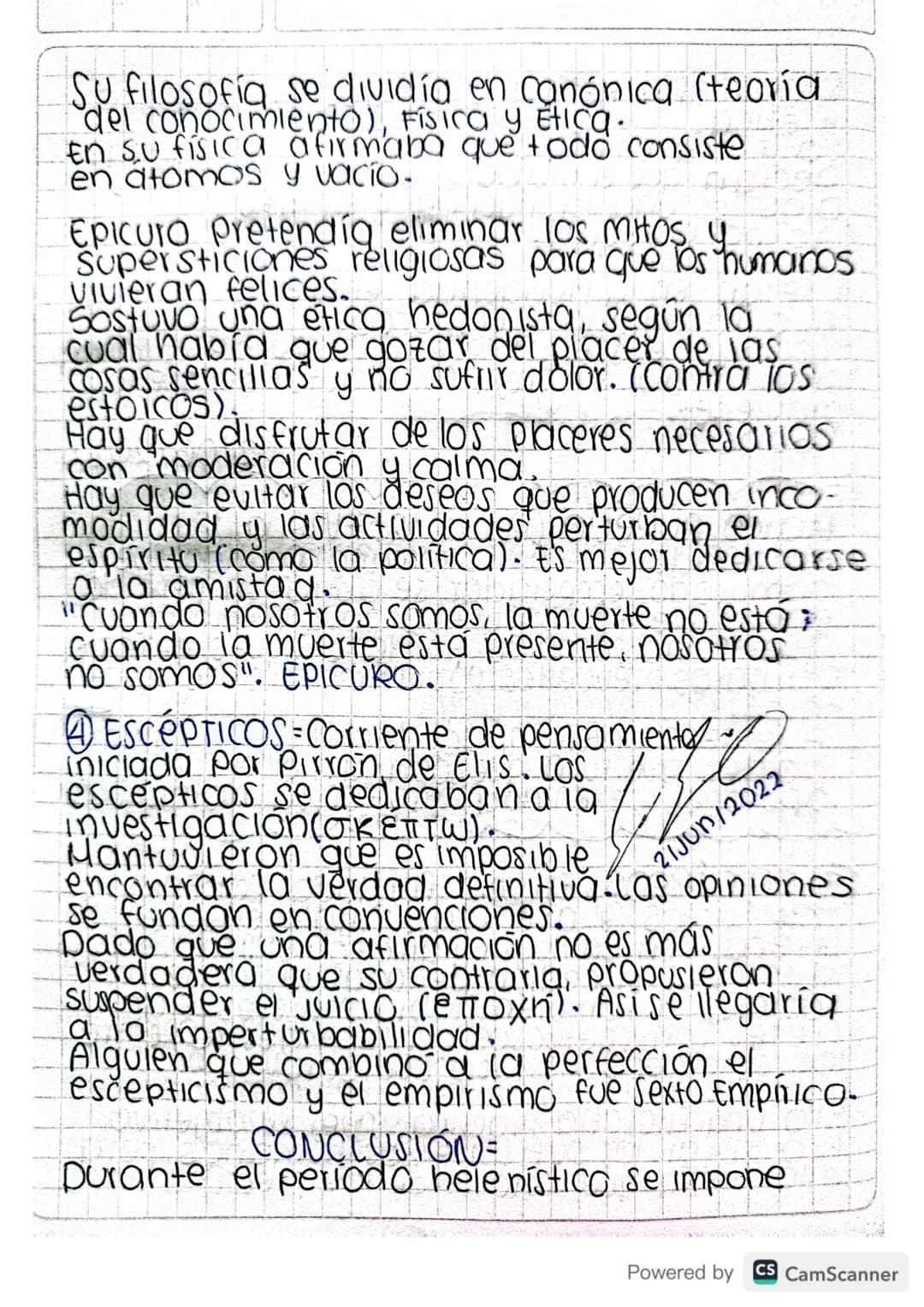 Helenismo
31/05/2022
Se denomina así al periodo de la cultura griega.
que va desde la muerte del macedonio Alejandro
Magno (323 a.C) hasta q