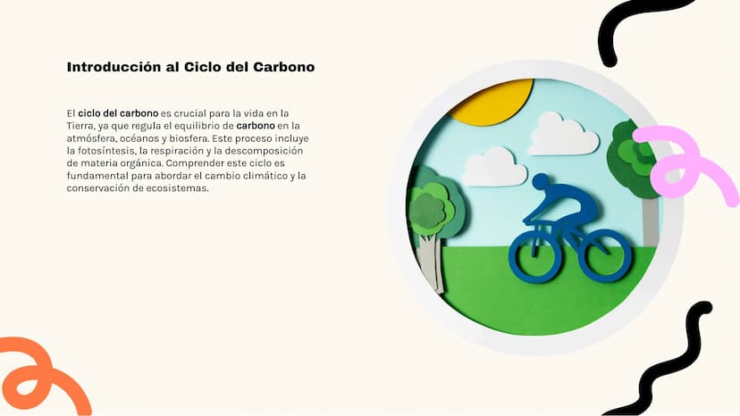 Análisis Detallado
del Ciclo del Carbono
K ـو
Introducción al Ciclo del Carbono
El ciclo del carbono es crucial para la vida en la
Tierra, y