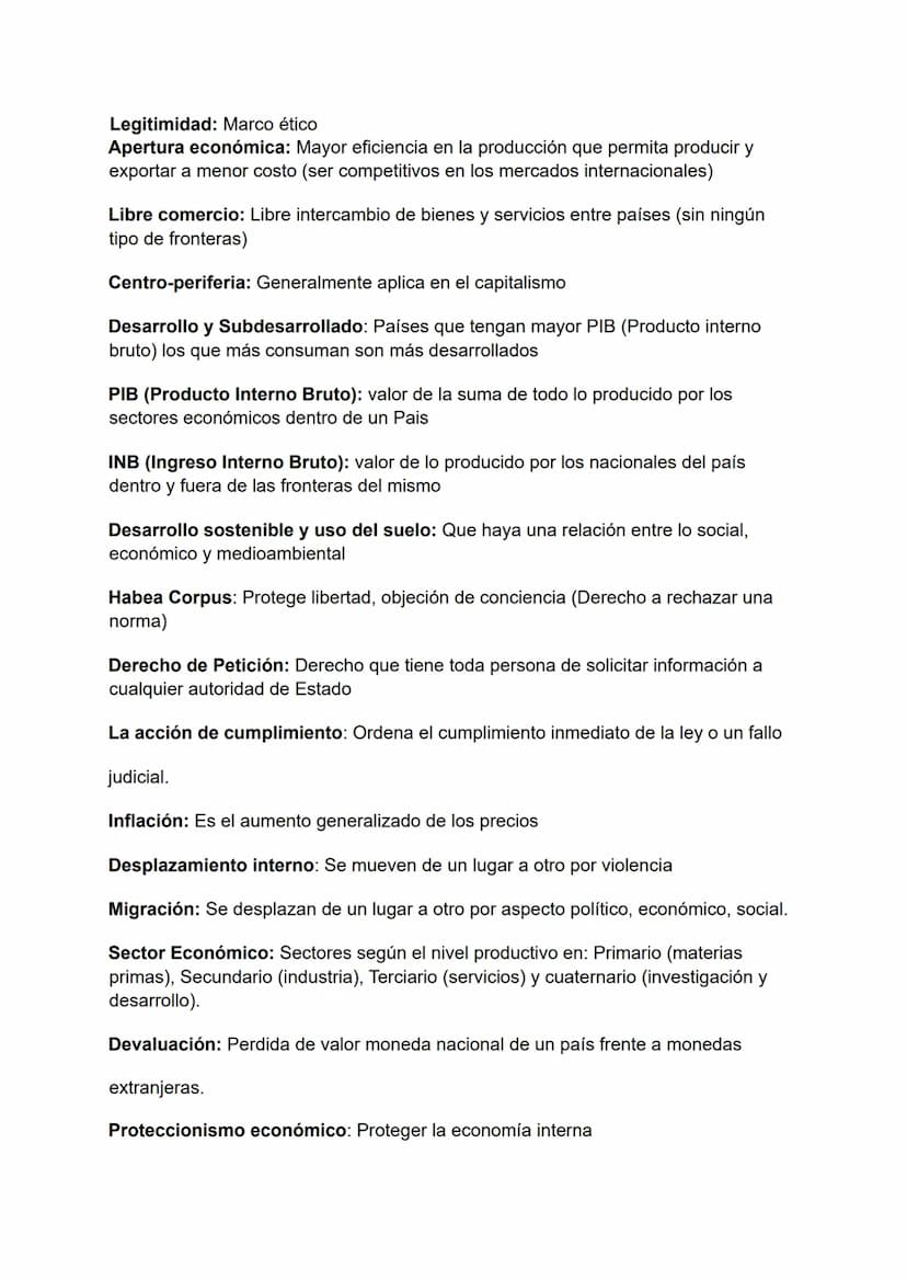 GLOSARIO DE DEFINICIONES FUNDAMENTALES EN
COMPETENCIAS CIUDADANAS
Capitalismo: (oferta y demanda)(propiedad privada lo que es suyo y de nadi