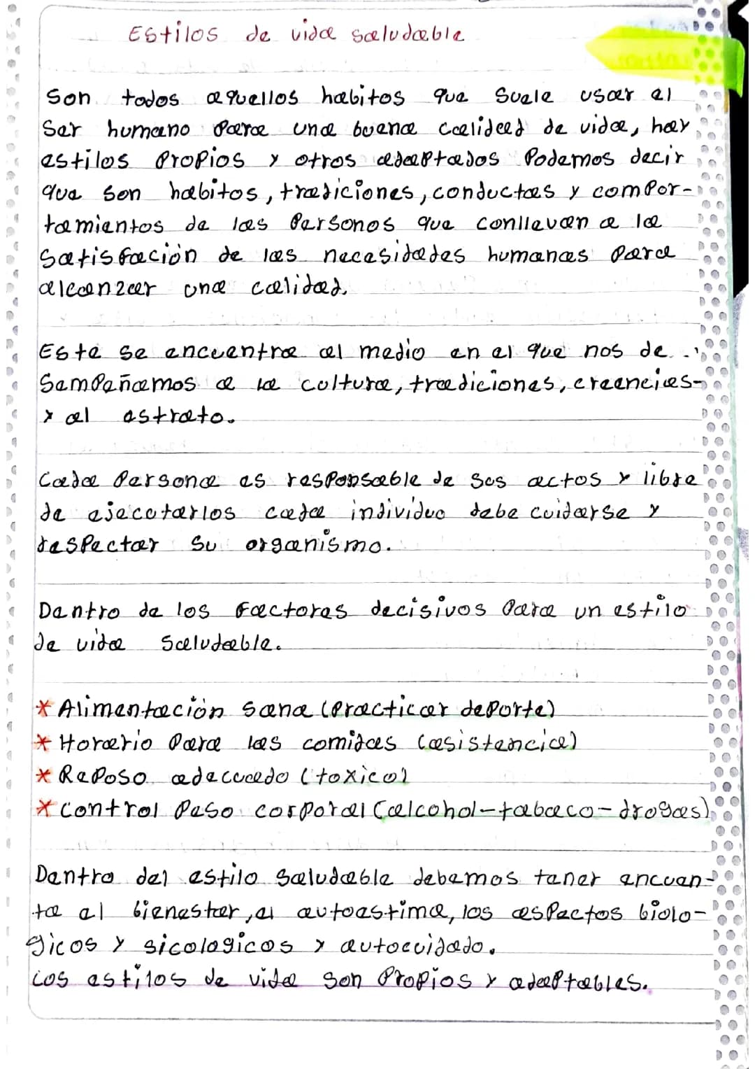 Estilo de vida saludable 