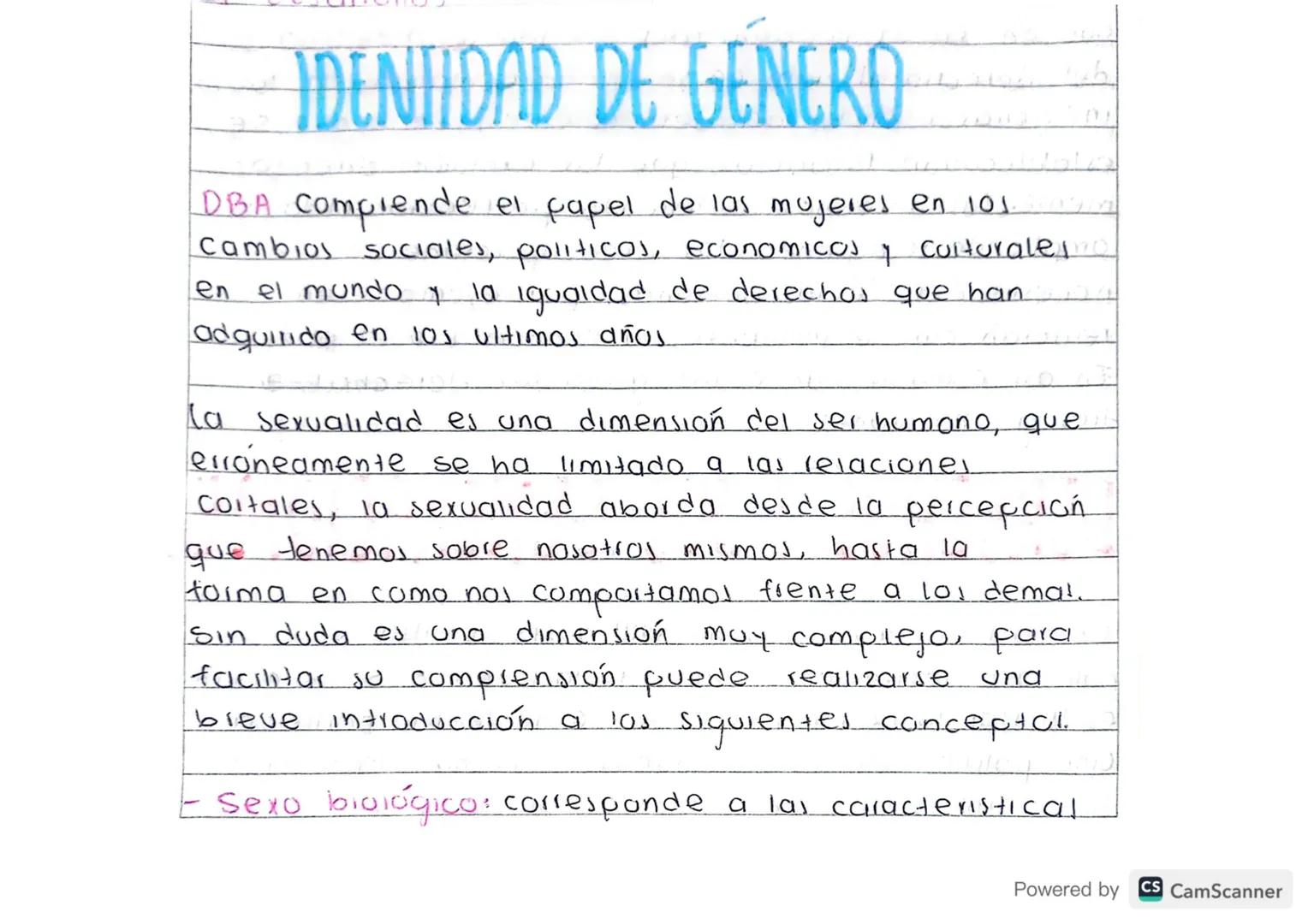 IDENTIDAD DE GENERO
DBA comprende el papel de las mujeres en 10s.
cambios sociales, politicos, economicos y culturale,mo
en el mundo y la ig
