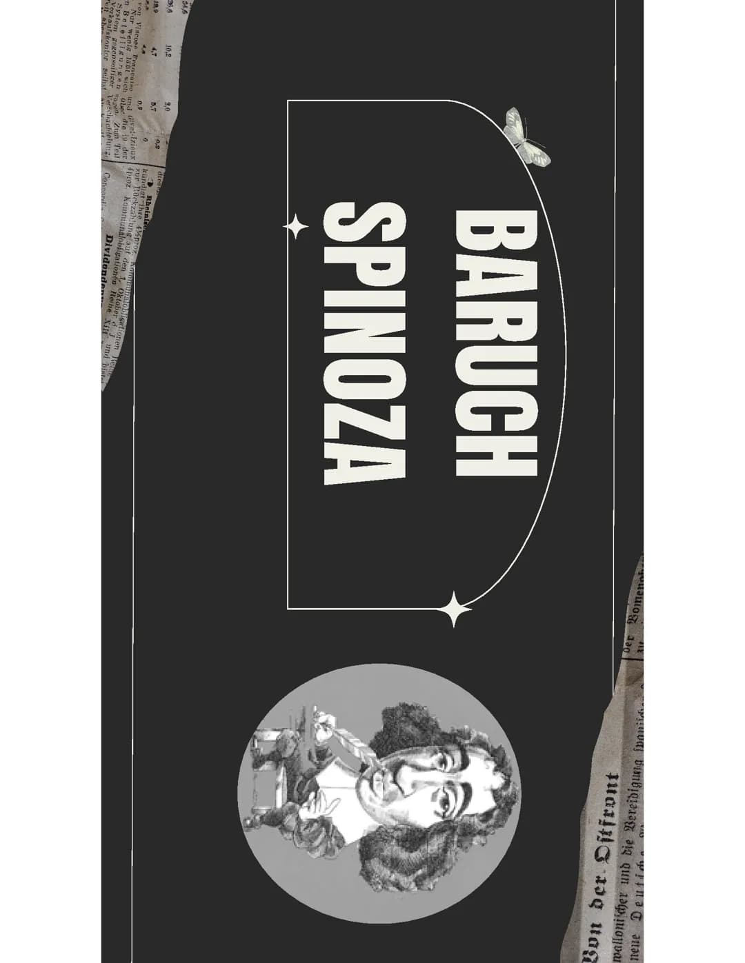 Filosofo Baruch Spinoza (Filósofo holandés del siglo XVII)